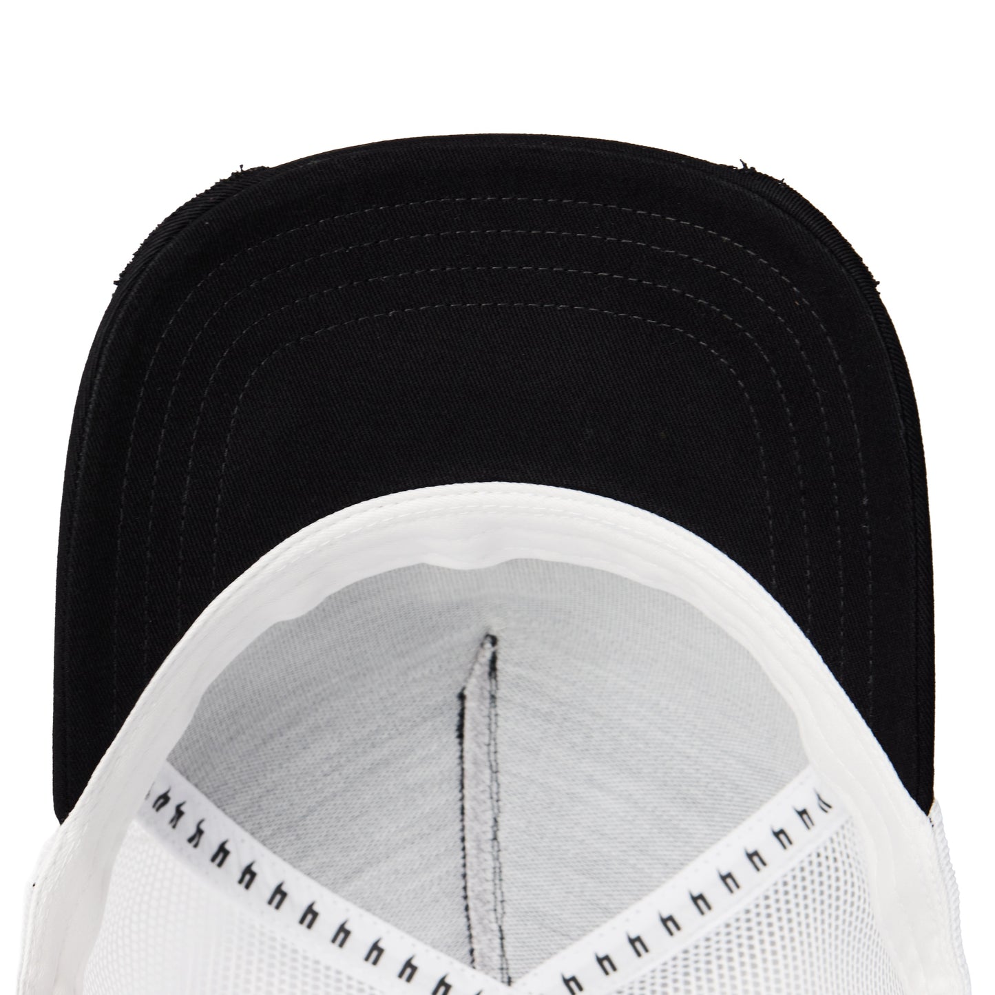 Y LOGO CAP BLACK WHITE MESH