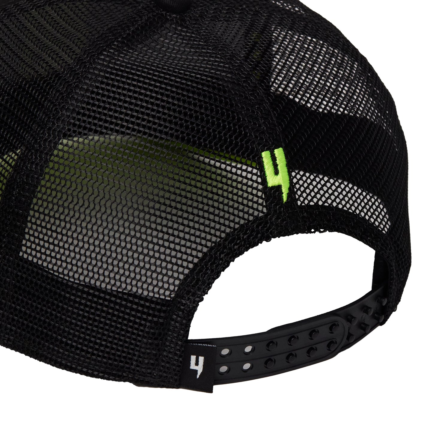 MIXED CONTRAST CAP BLACK NEON