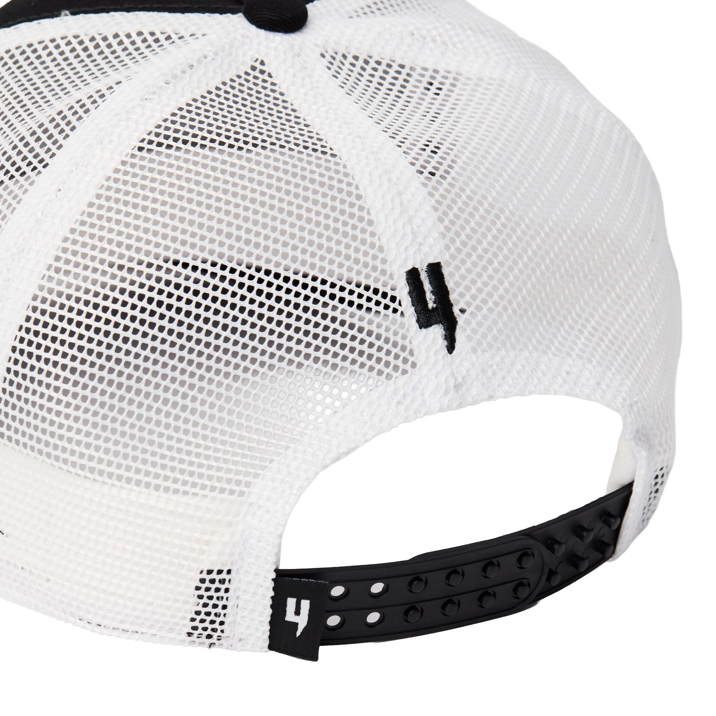 Y LOGO CAP BLACK WHITE MESH