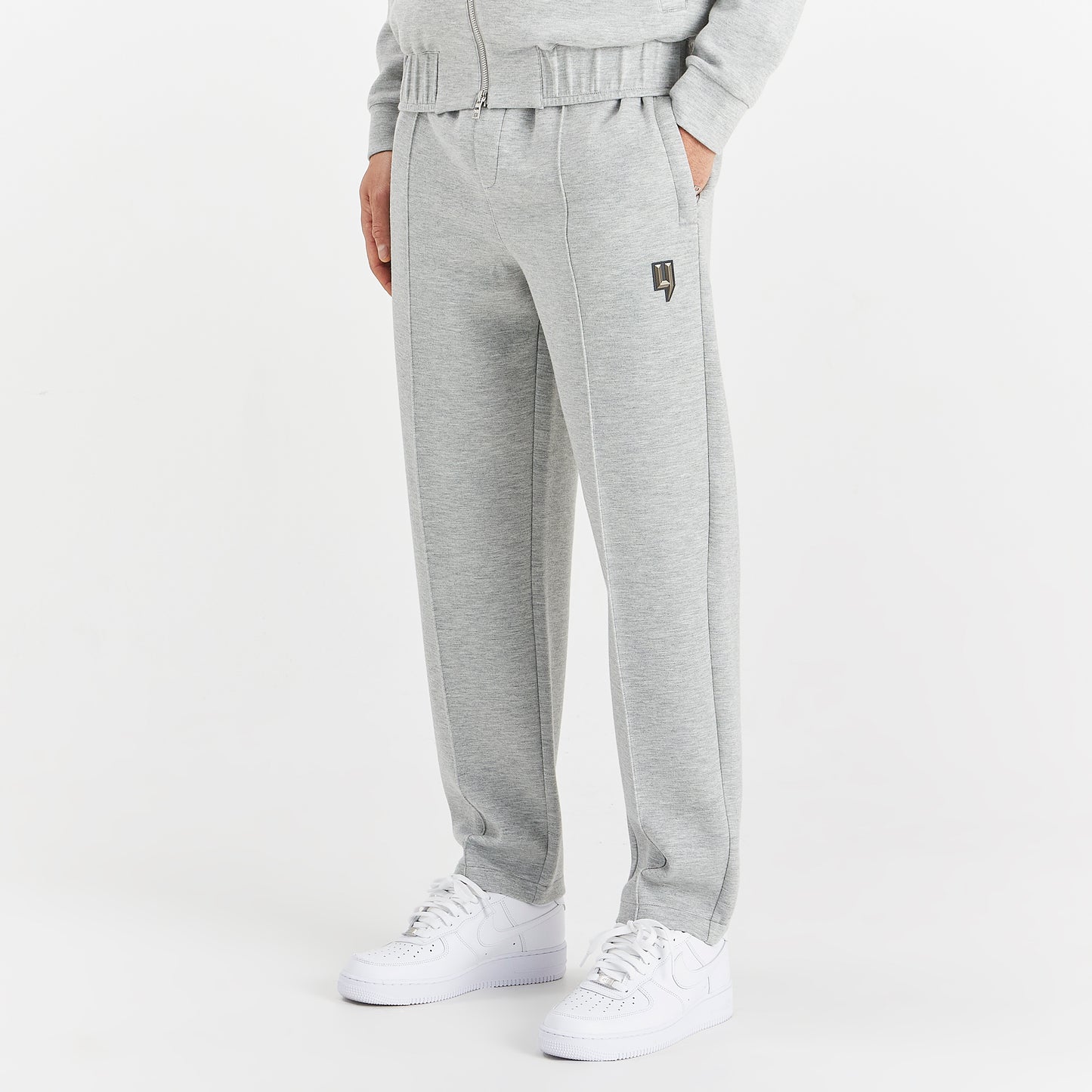 GREY MARL LUX JOGGERS