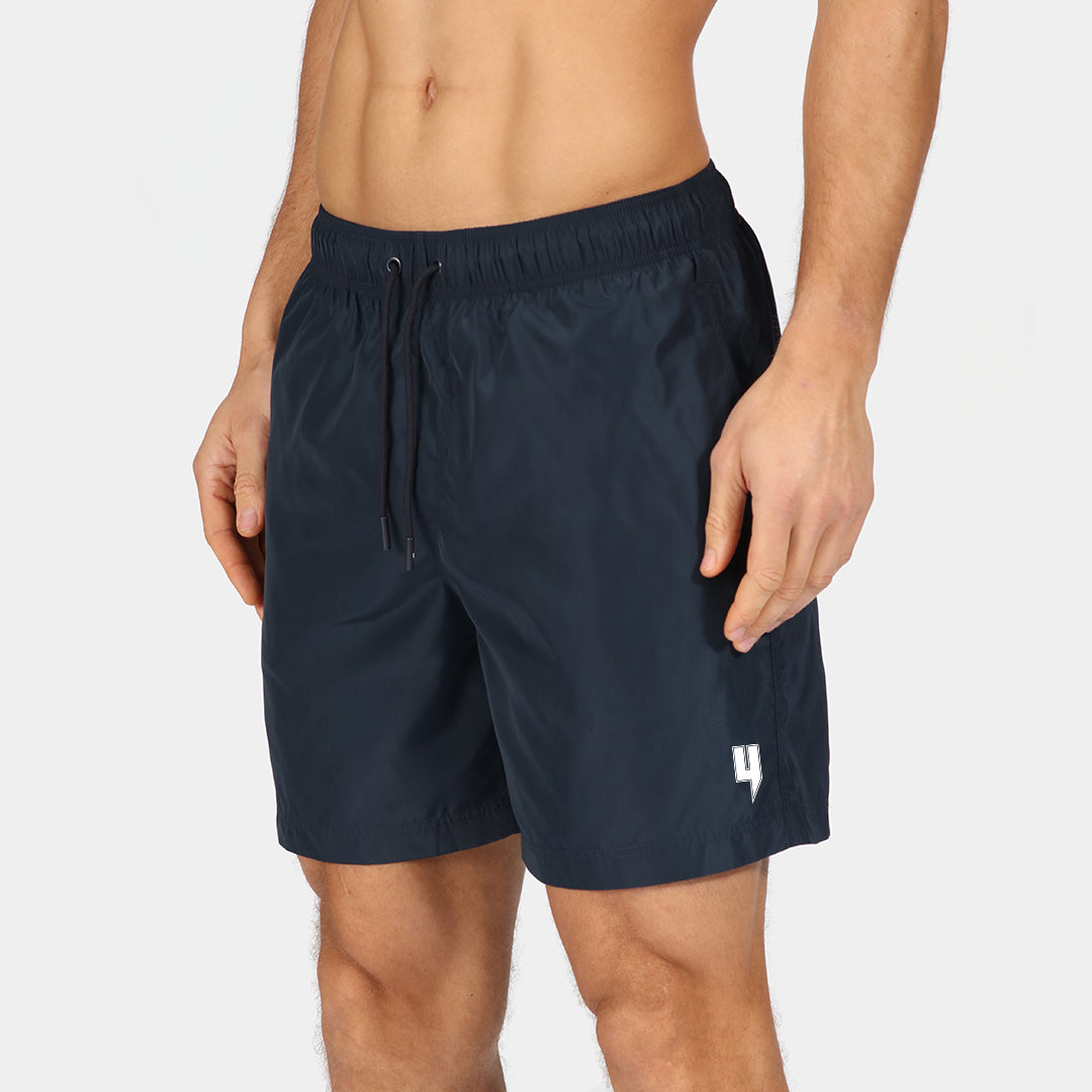 Y PATCH LOGO SWIM SHORTS NAVY