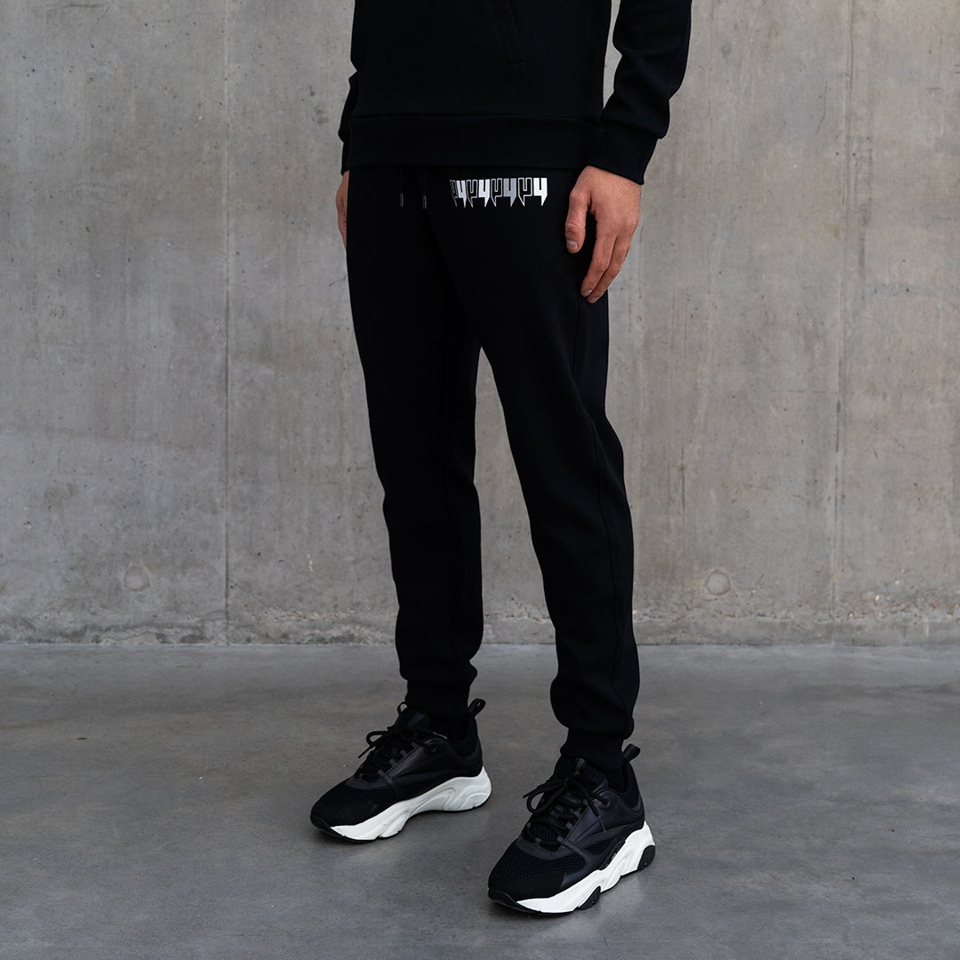 BLACK JOGGERS EIGHT Y LOGO REFLECTIVE