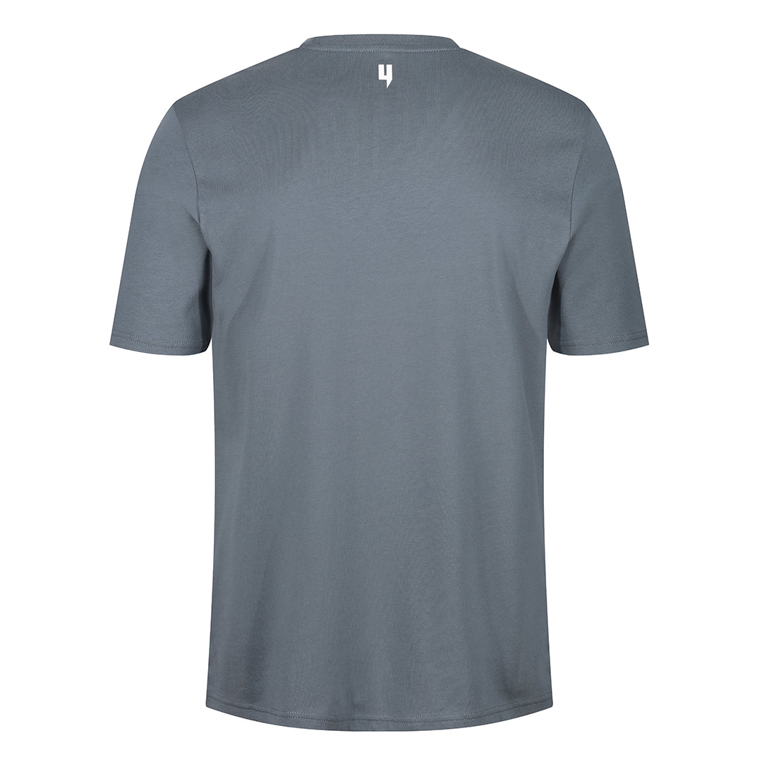 Y LOGO PLAQUE TEE GREY