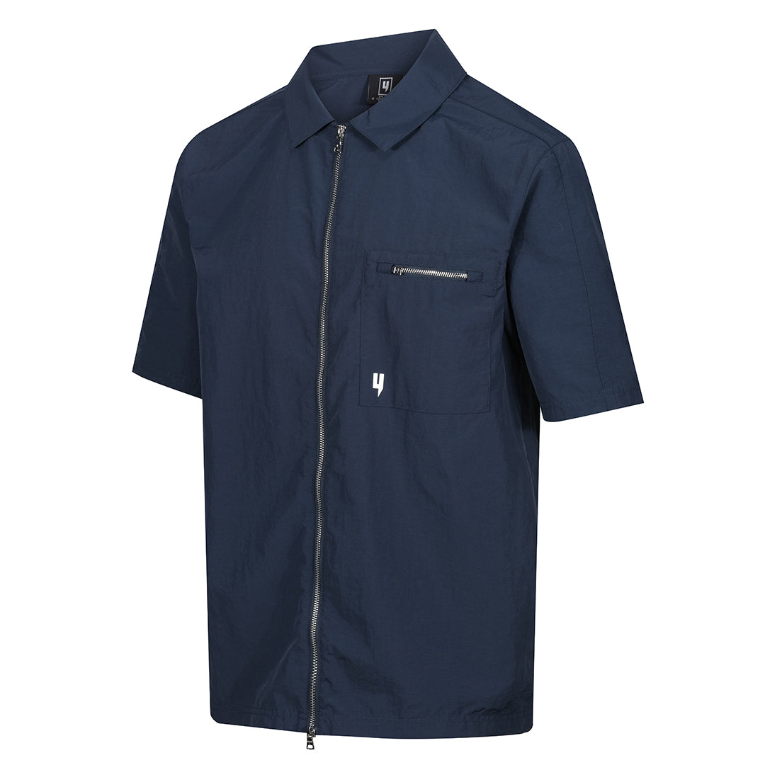 LUX CO-ORD SHIRT NAVY