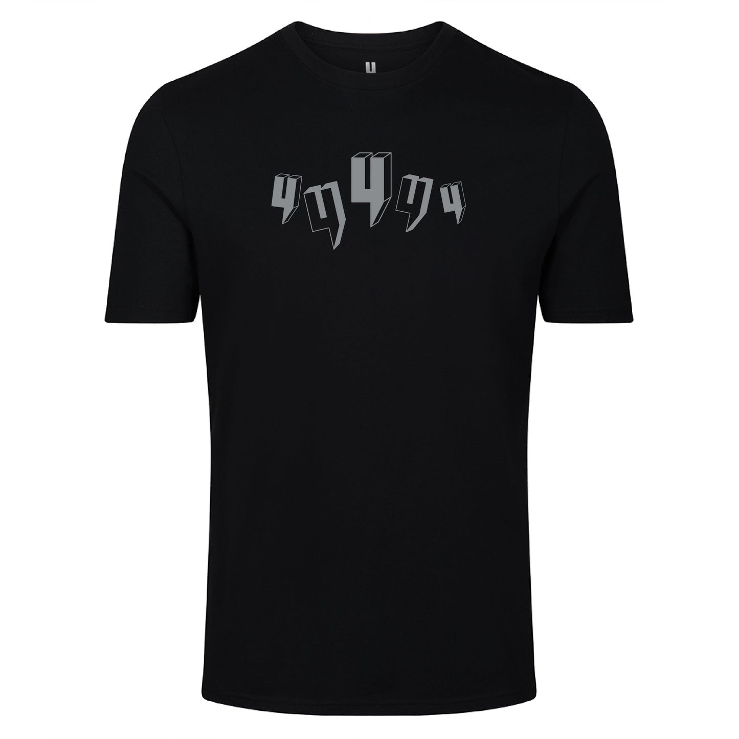 BLACK TEE FIVE Y LOGO REFLECTIVE