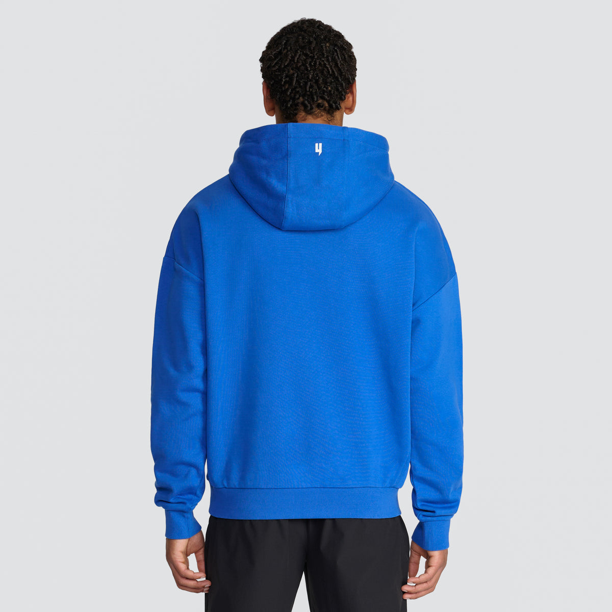 BLUE RELAXED FIT LUX HOODY