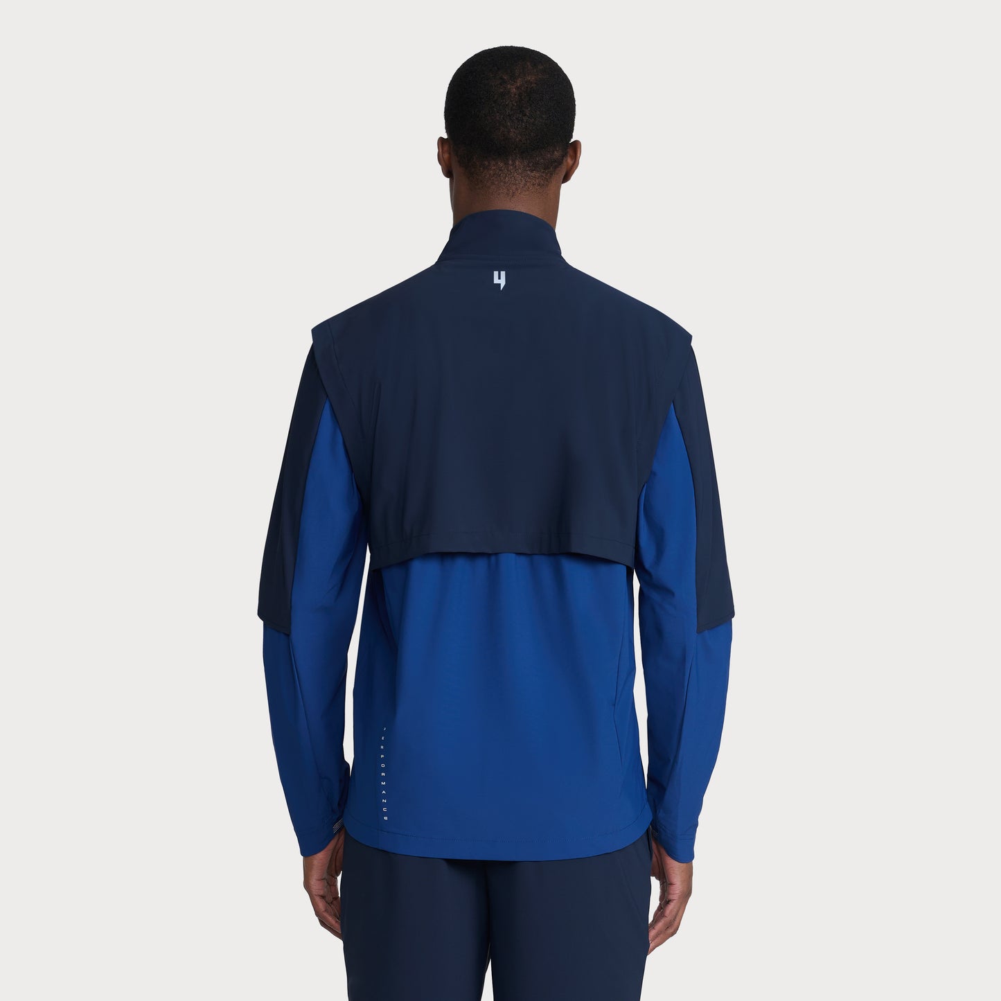 PERFORMANCE HYBRID 1/2 ZIP NAVY/BLUE