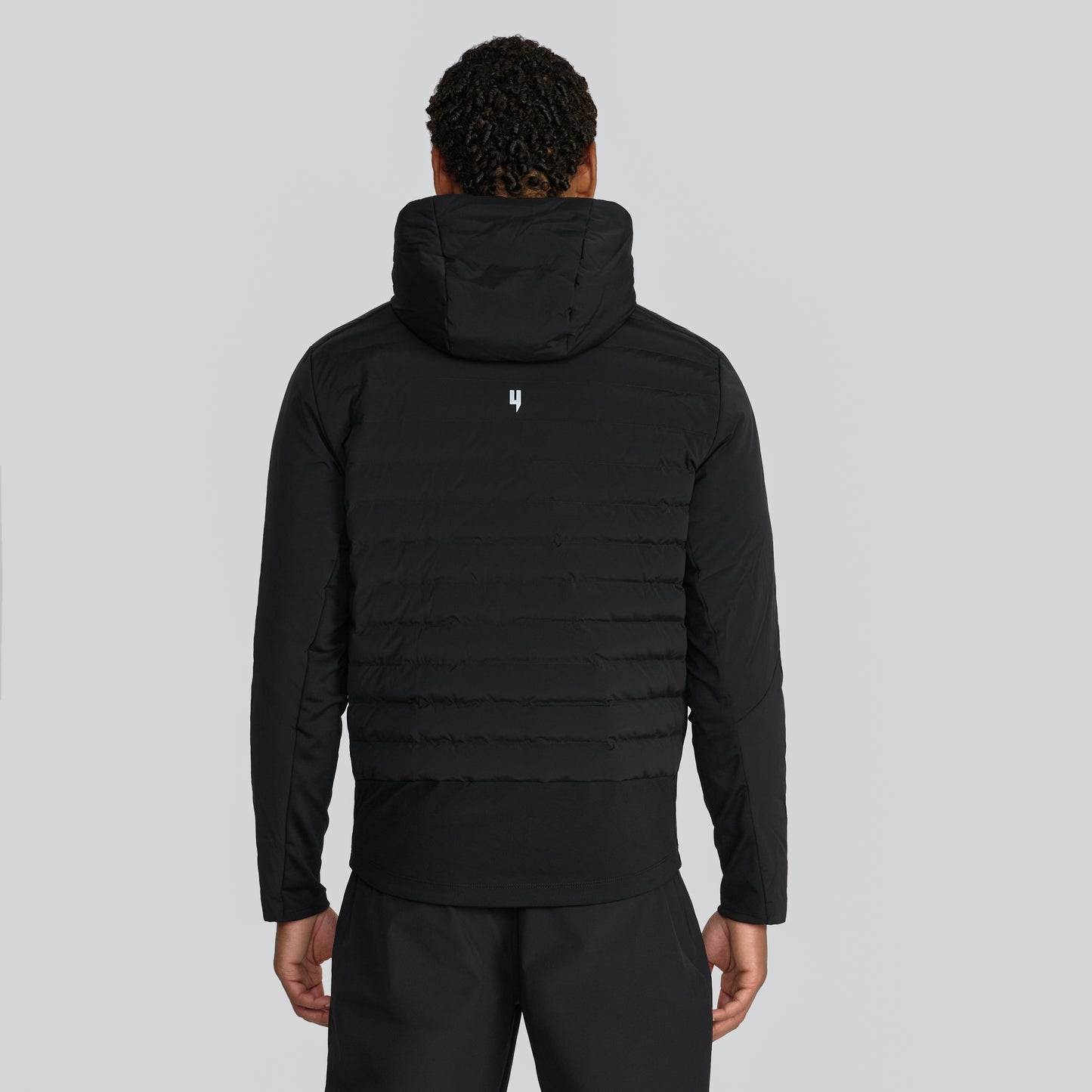 LIGHTWEIGHT QUILTED JACKET BLACK