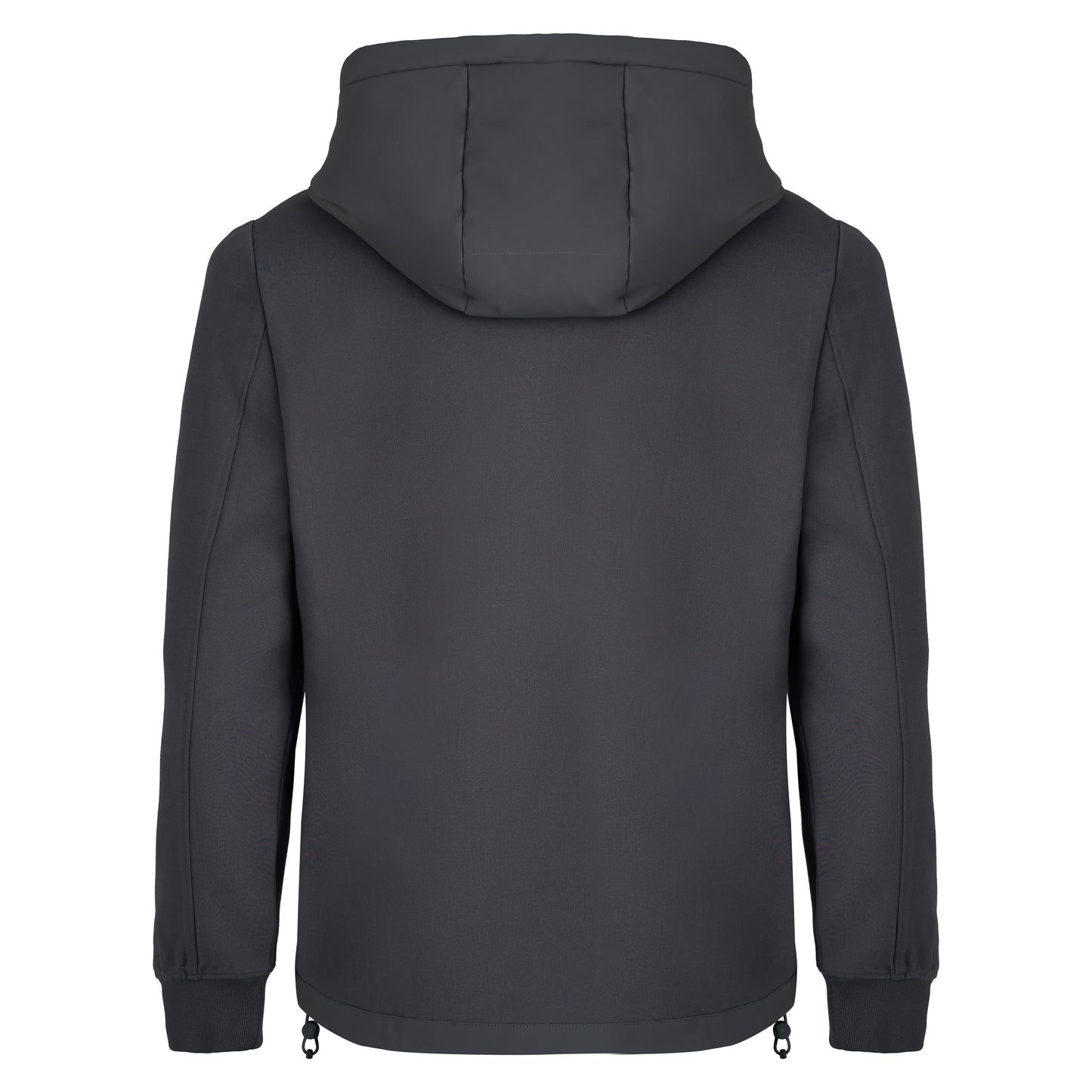 QUILTED PANEL JACKET DARK GREY