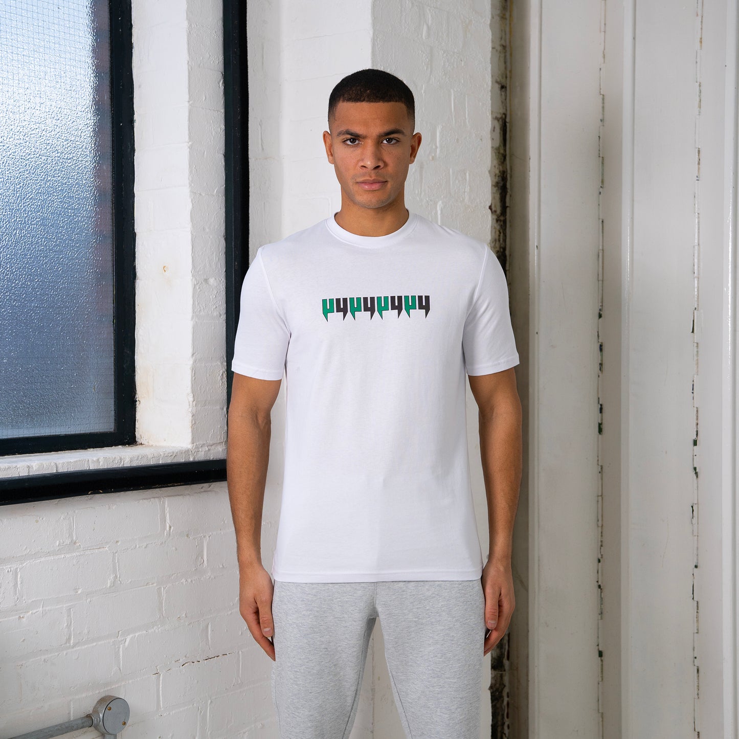 EIGHT Y LOGO TEE GREEN BLACK