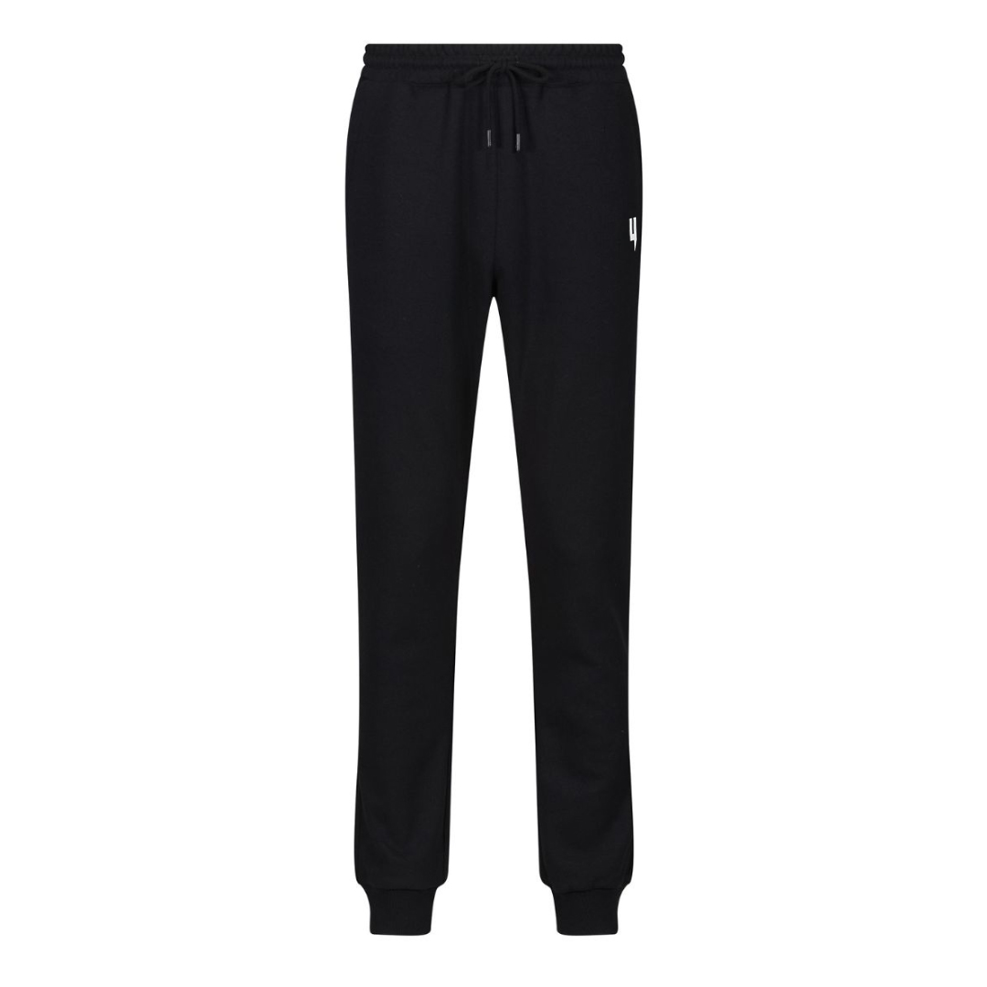 BLACK JOGGERS SMALL WHITE Y LOGO