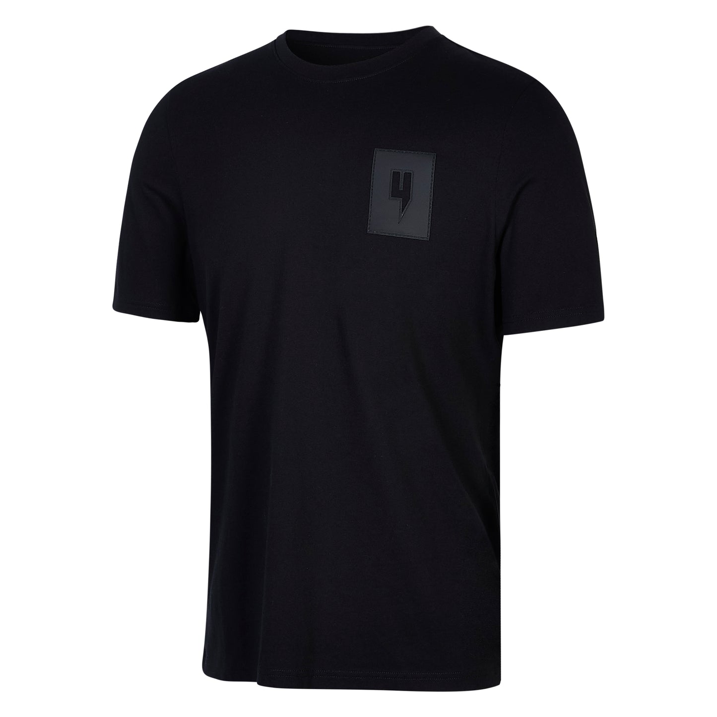 RUBBER PATCH LOGO TEE BLACK