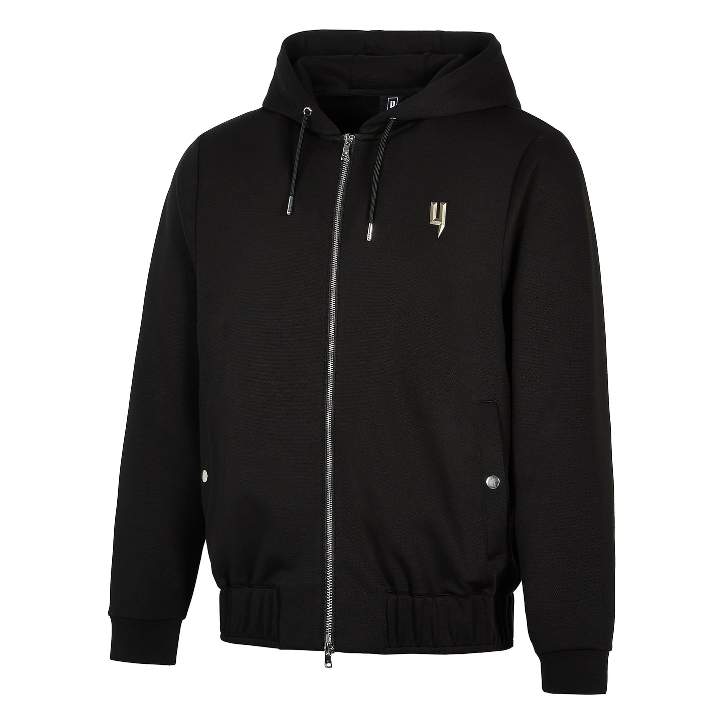 BLACK LUX ZIP UP HOODY