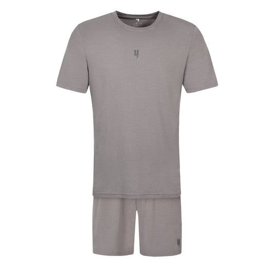 LOUNGEWEAR SET GREY / BLACK