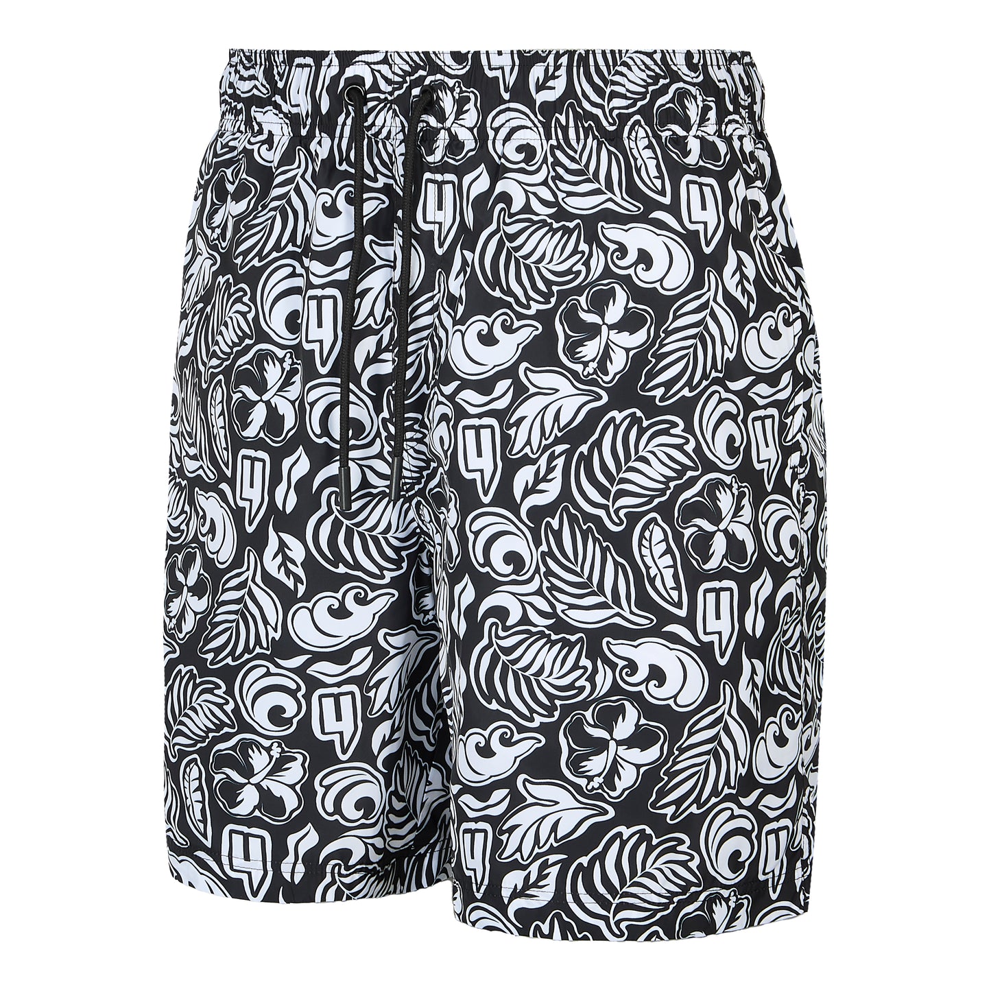 HAWAIIAN Y PRINT SWIM SHORTS
