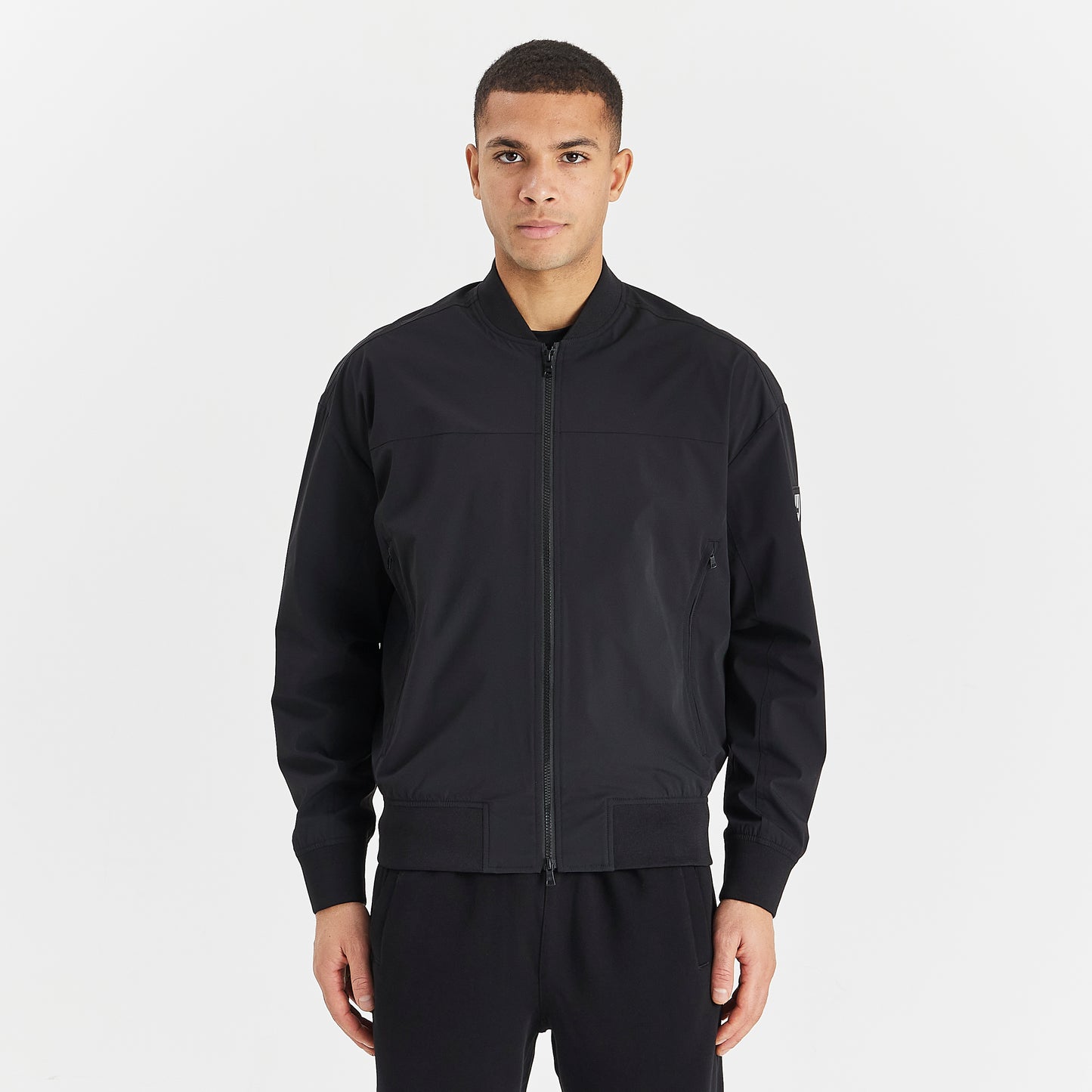 LIGHTWEIGHT BOMBER JACKET BLACK