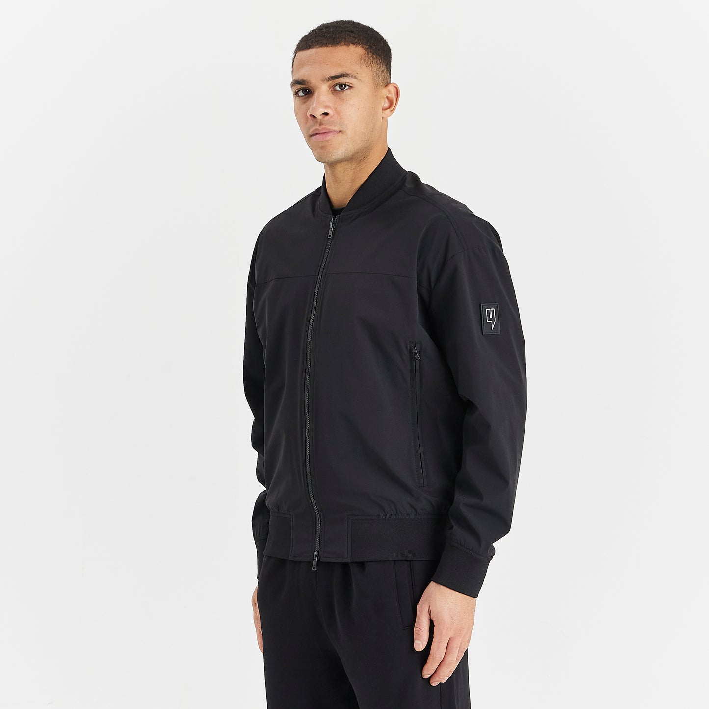 LIGHTWEIGHT BOMBER JACKET BLACK