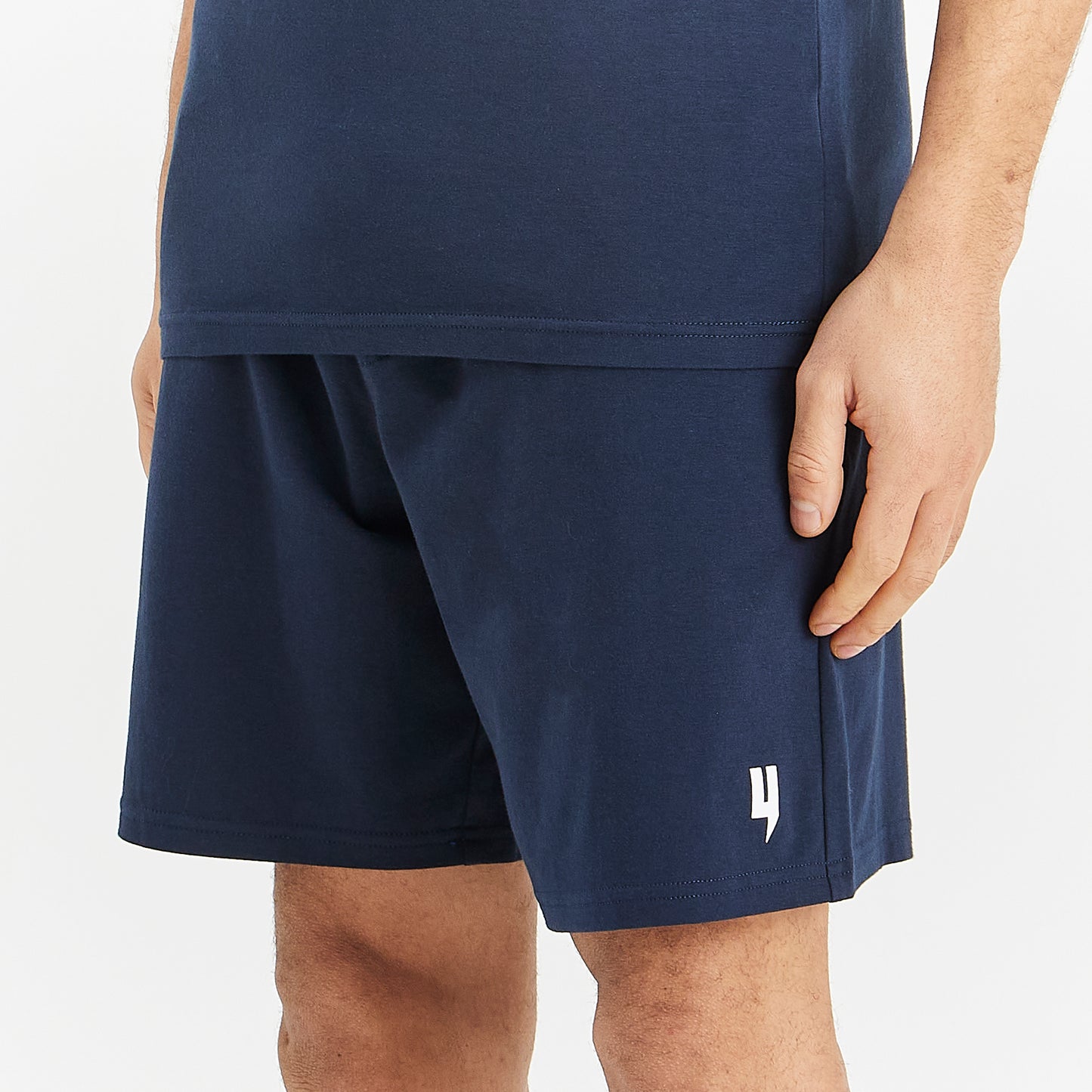 LOUNGEWEAR SET NAVY / WHITE