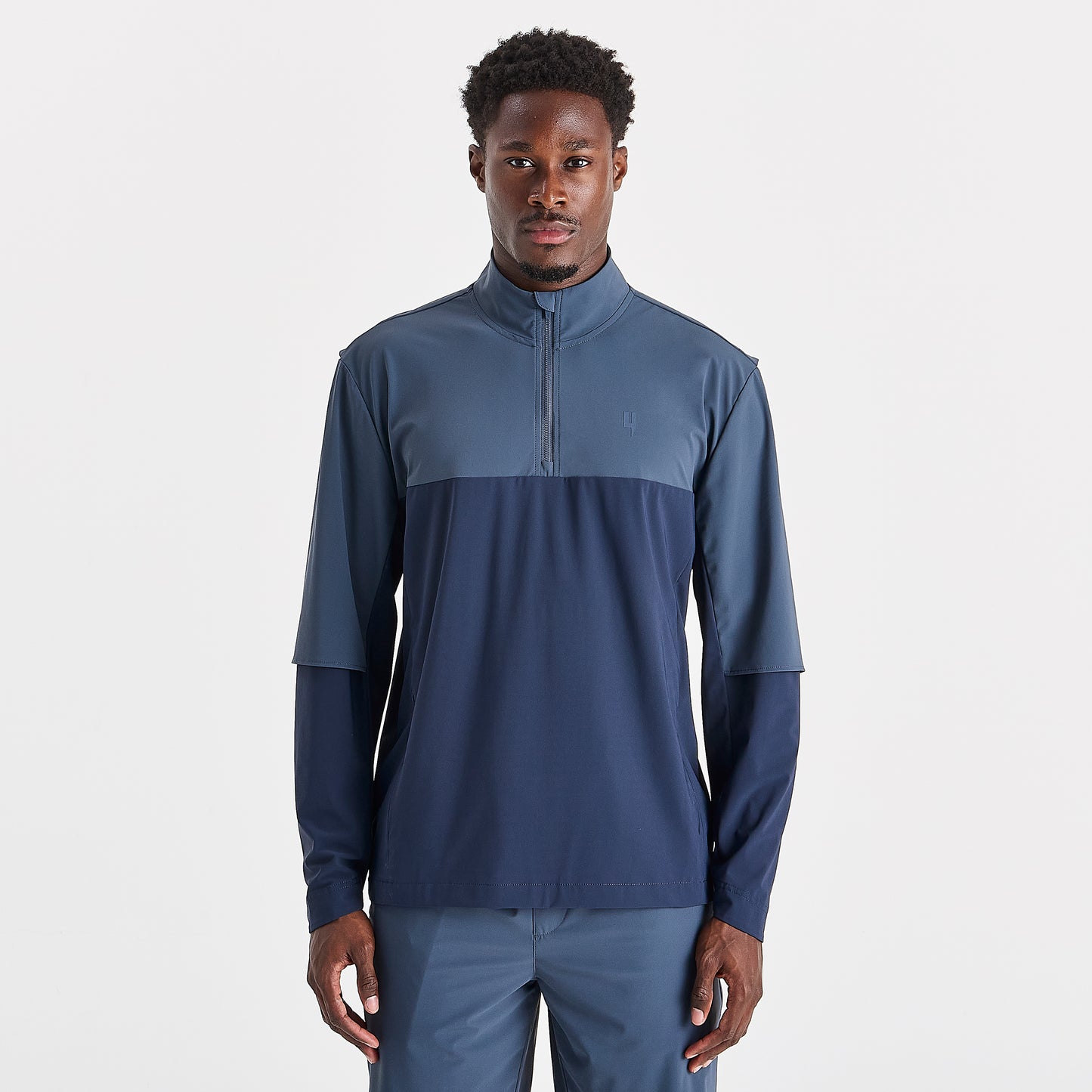 GOLF FUNNEL NECK BLUE