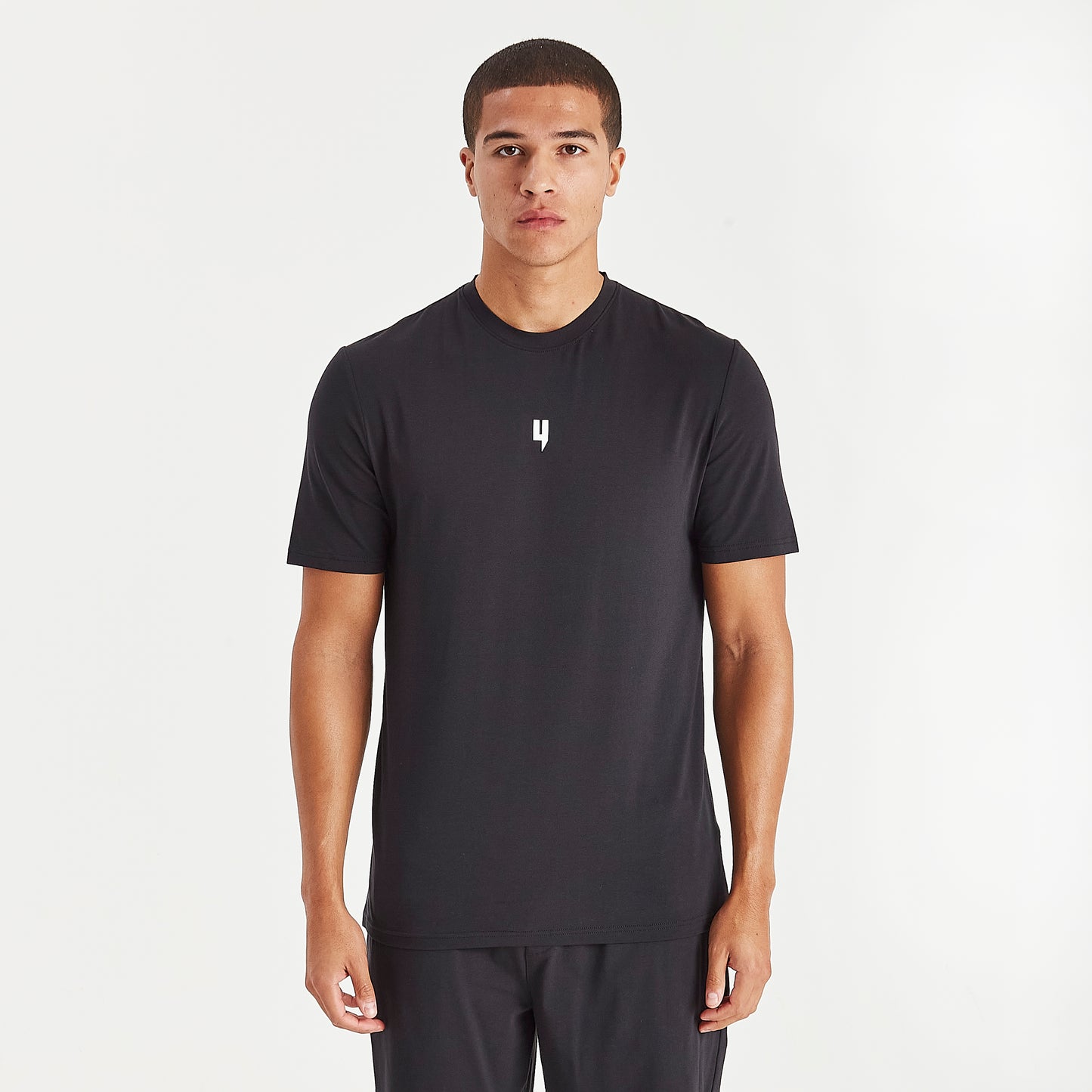 LOUNGEWEAR SET BLACK / WHITE