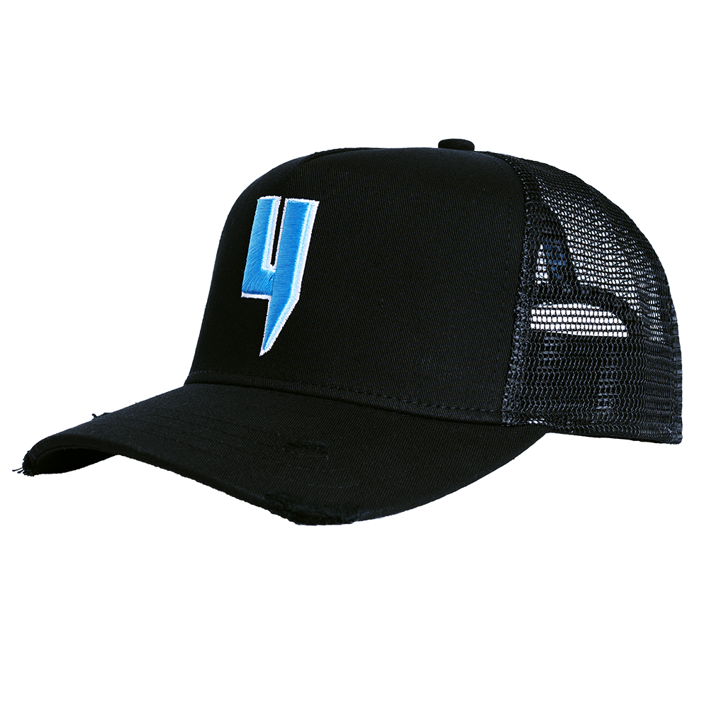 Y LOGO CAP BLACK/BLUE Y