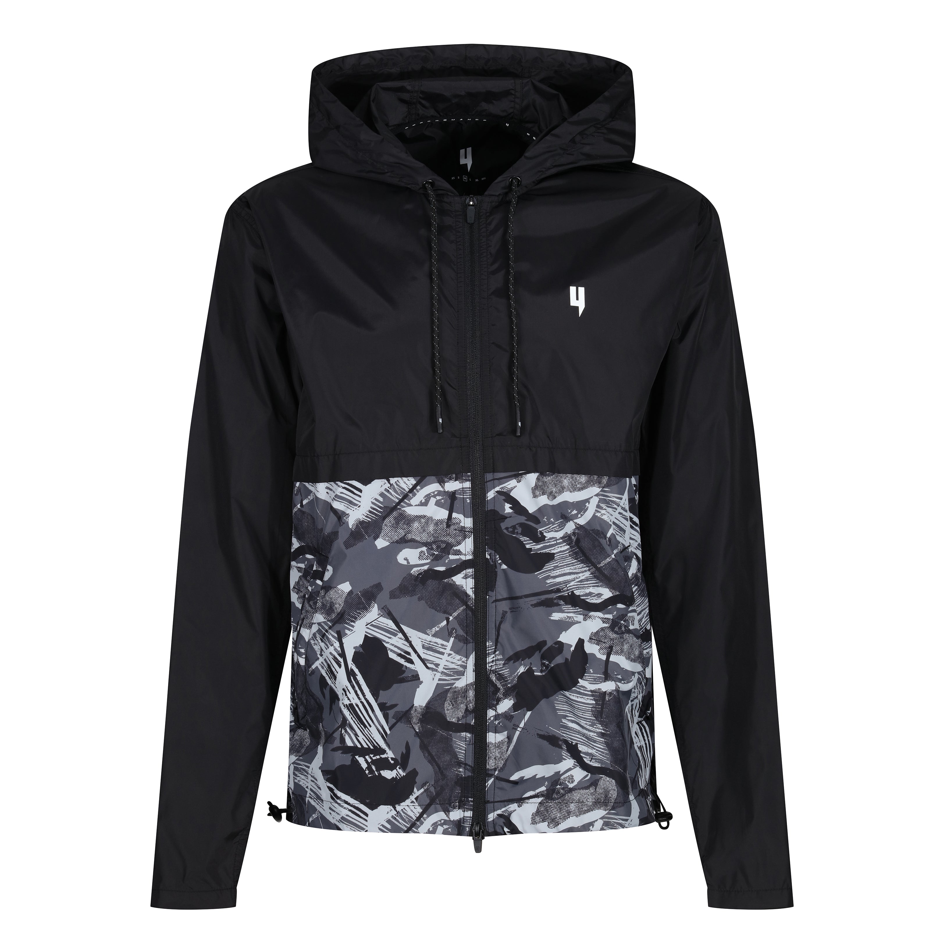 White and black camo on sale jacket