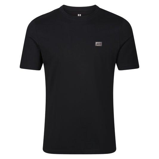 Y LOGO PLAQUE TEE BLACK