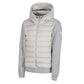 QUILTED PANEL JACKET GREY