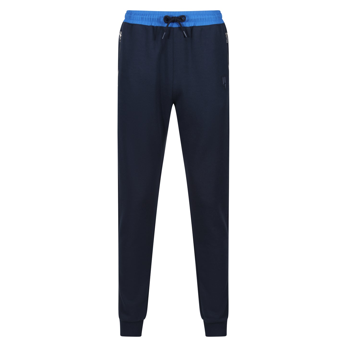 NAVY MIXED CONTRAST JOGGERS