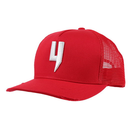 Y LOGO CAP RED WHITE Y