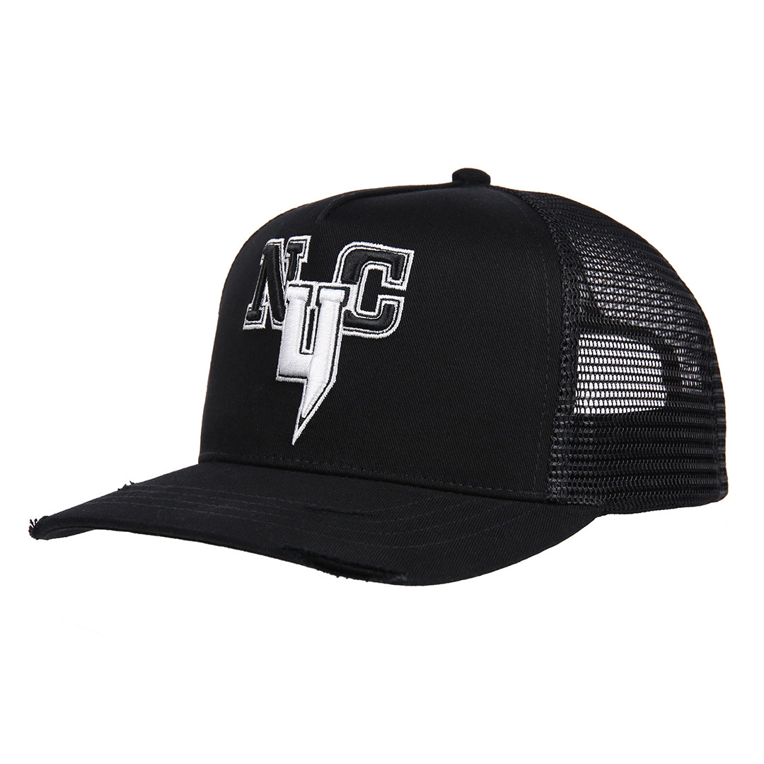 NYC CAP BLACK WHITE