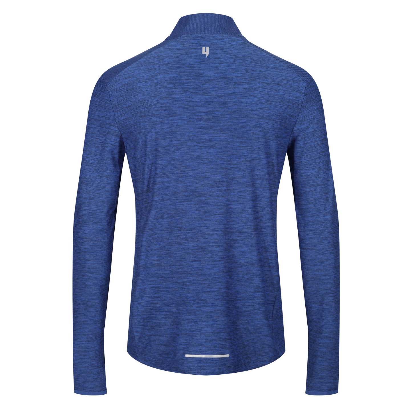 PERFORMANCE 1/2 ZIP TOP BLUE MARL