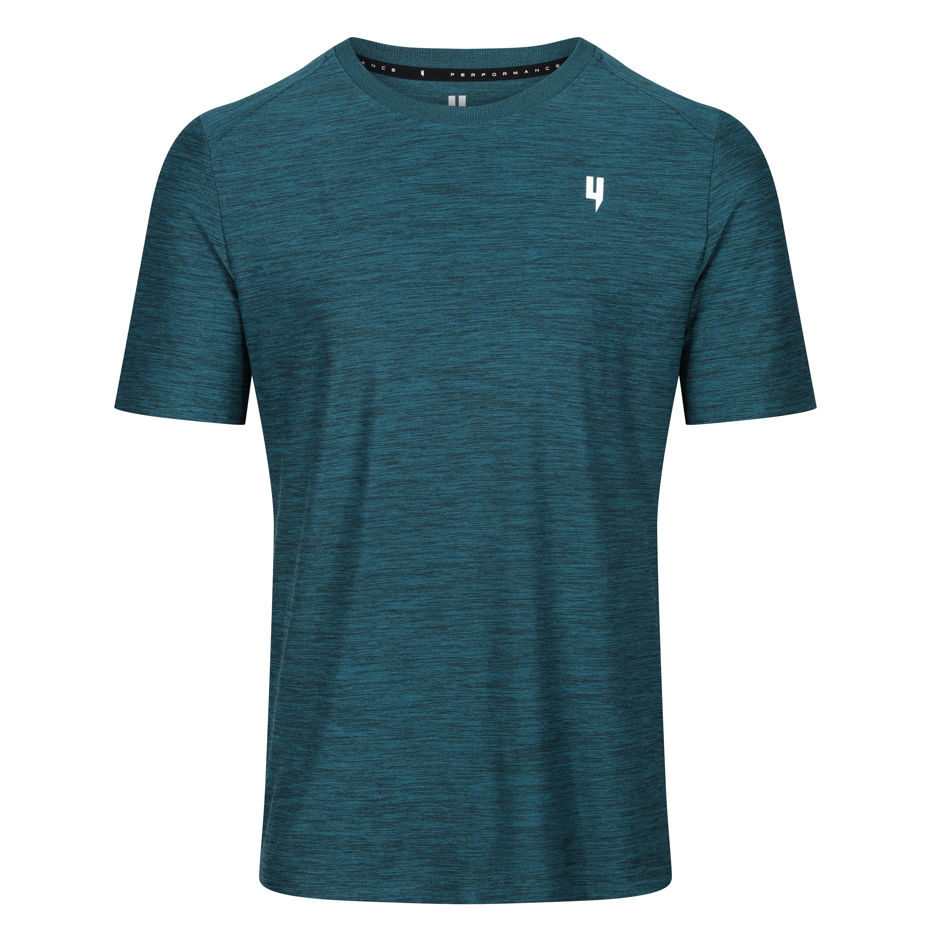 PERFORMANCE TEE TEAL MARL – YELIR WORLD