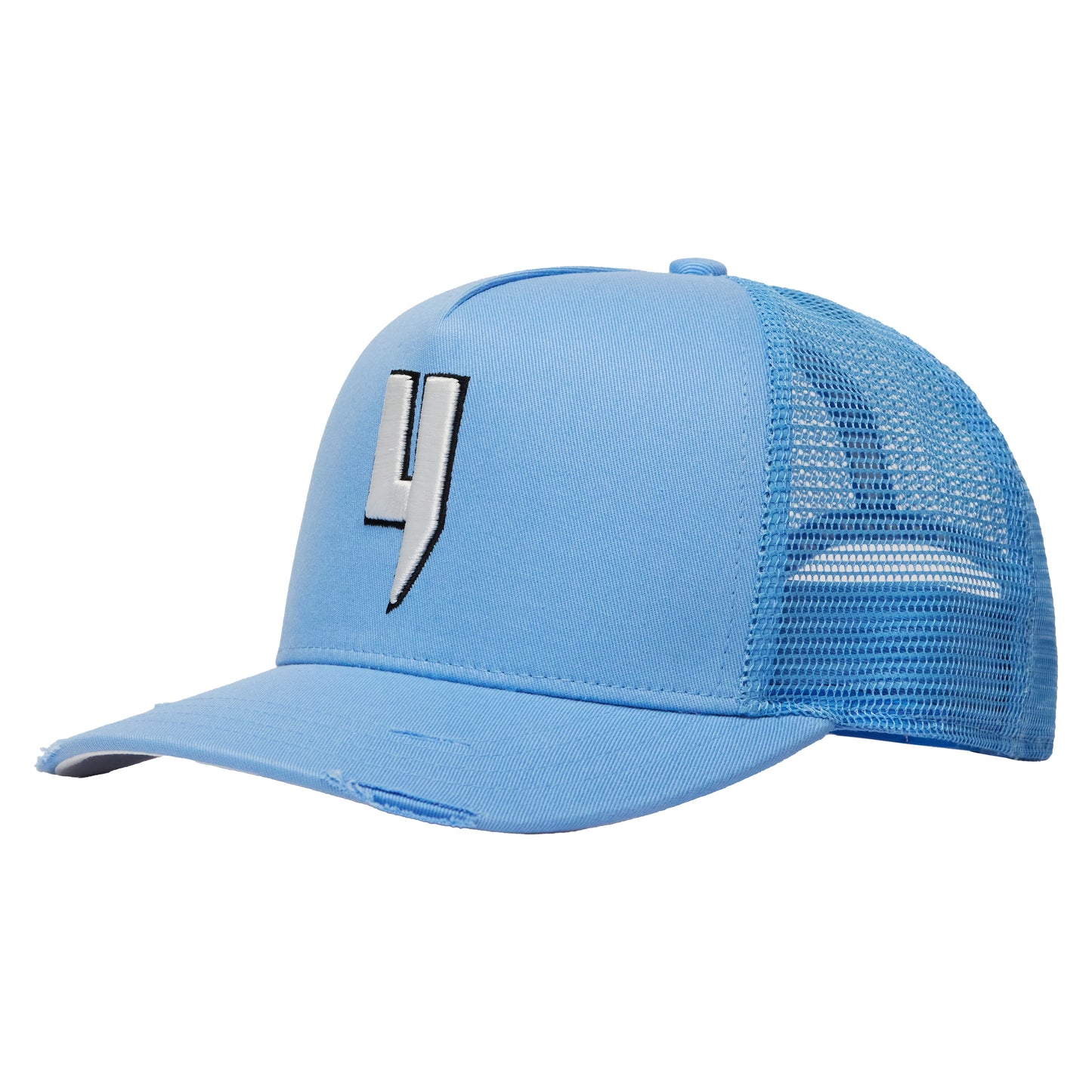 MIXED CONTRAST CAP BABY BLUE WHITE