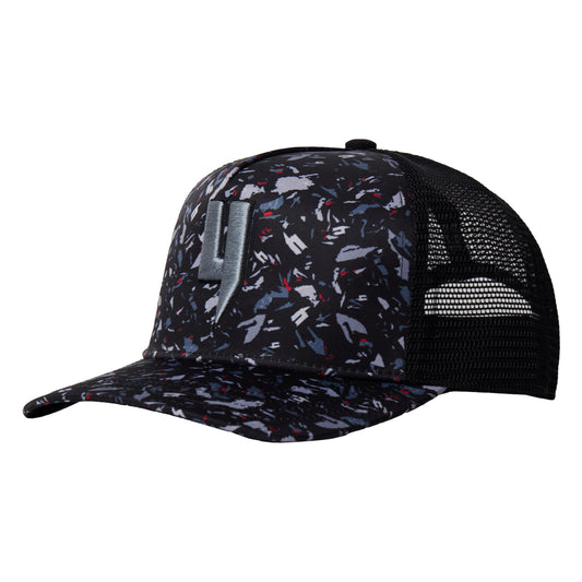 BLACK RED CAMO CAP