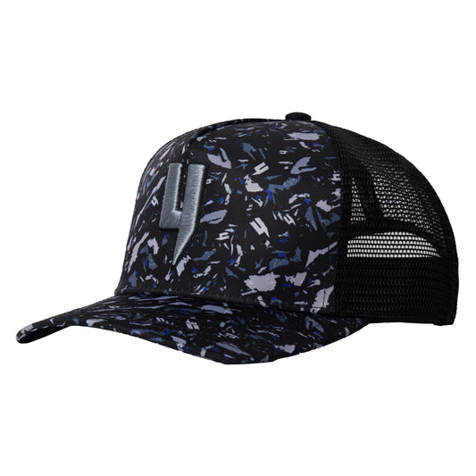 BLACK BLUE CAMO CAP