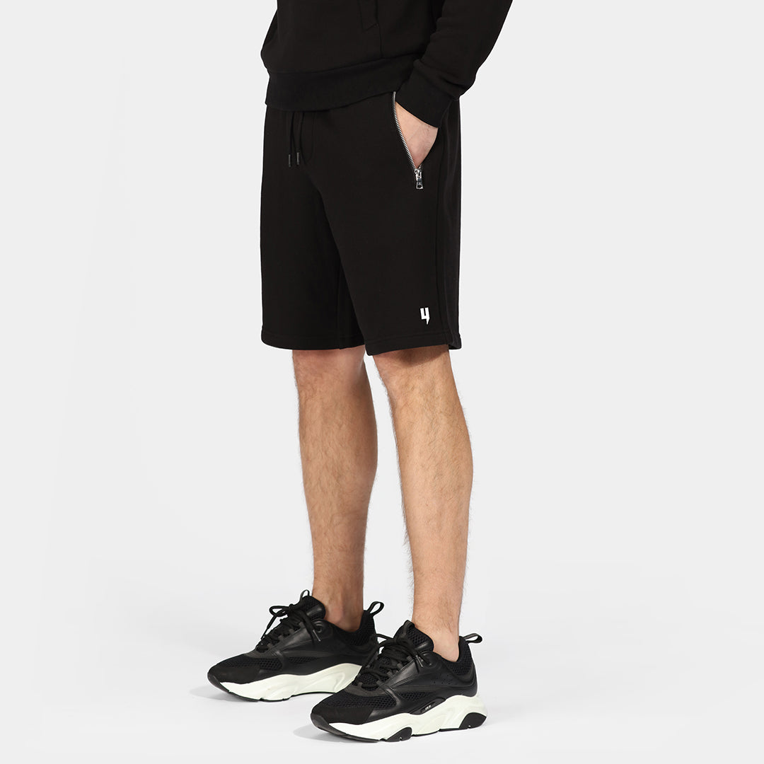 BLACK Y LOGO SHORTS