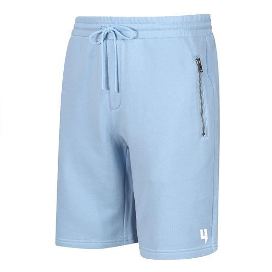 BABY BLUE Y LOGO SHORTS