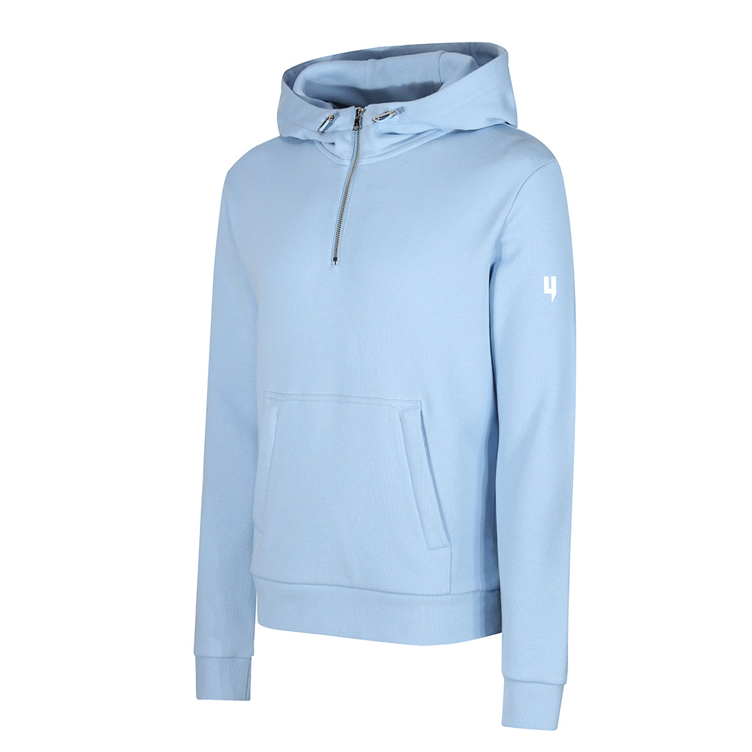 BABY BLUE ZIP HOODY