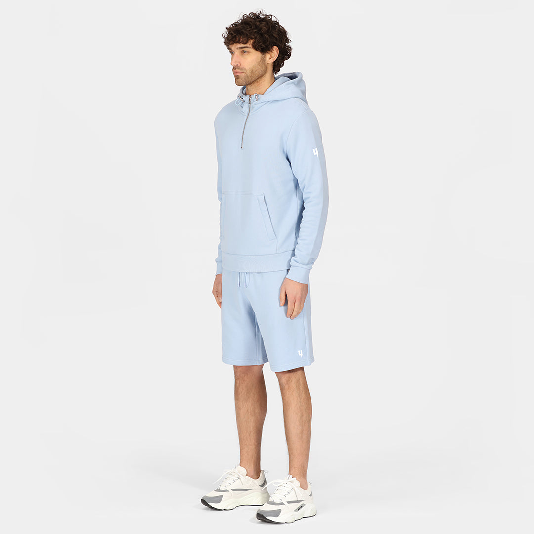 BABY BLUE ZIP HOODY