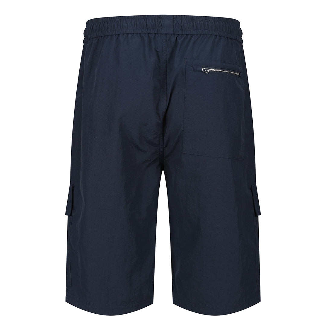 LUX CO-ORD SHORTS NAVY – YELIR WORLD