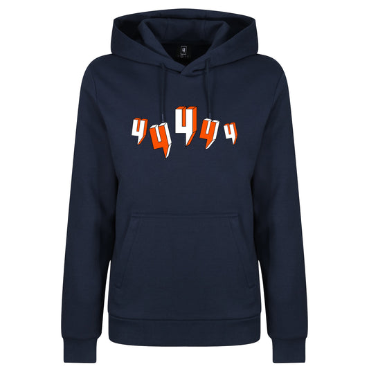 NAVY HOODY FIVE Y LOGO ORANGE