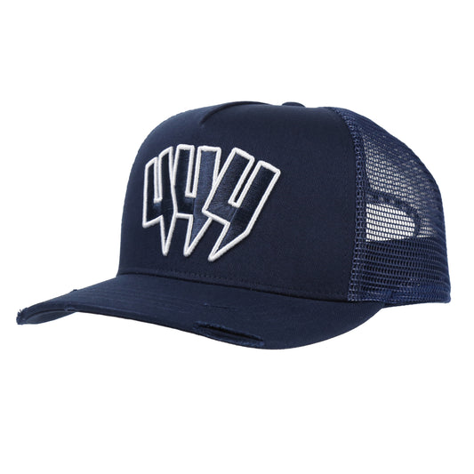 YYY CAP NAVY WHITE OUTLINE