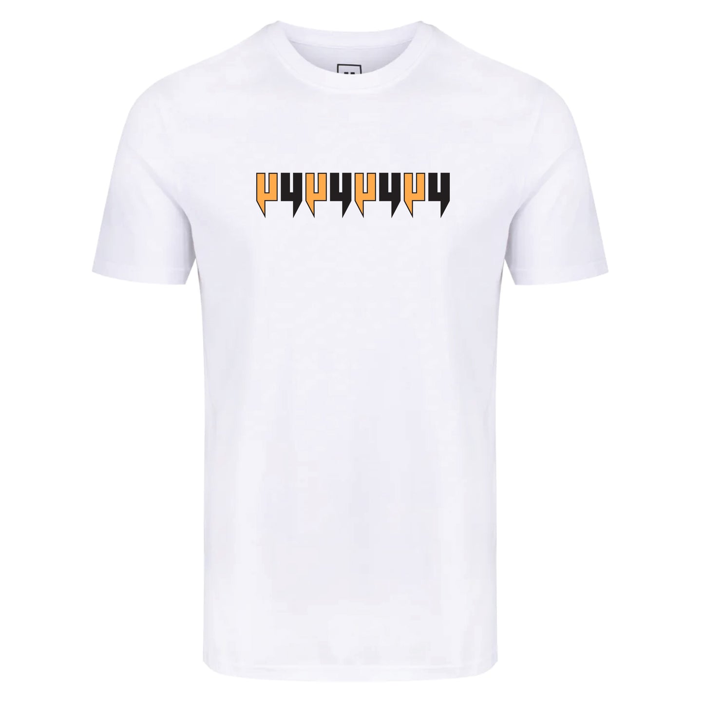 EIGHT Y LOGO TEE WHITE ORANGE