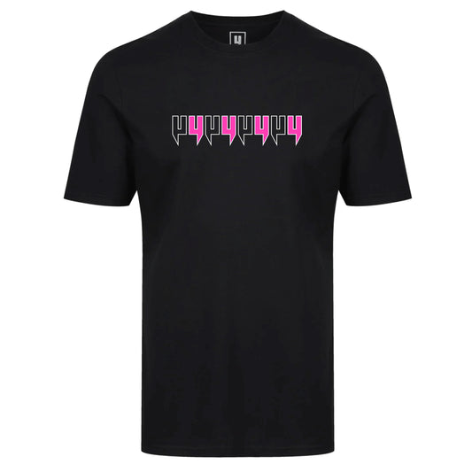 EIGHT Y LOGO TEE BLACK PINK