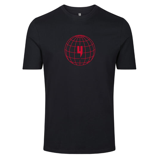 GLOBAL ENTERPRISE TEE BLACK RED
