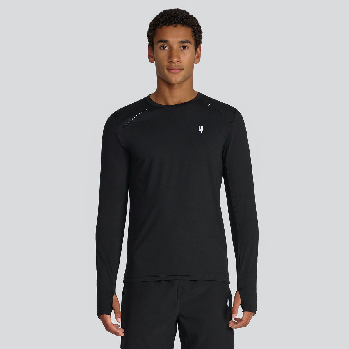 PERFORMANCE LONG SLEEVE TEE BLACK