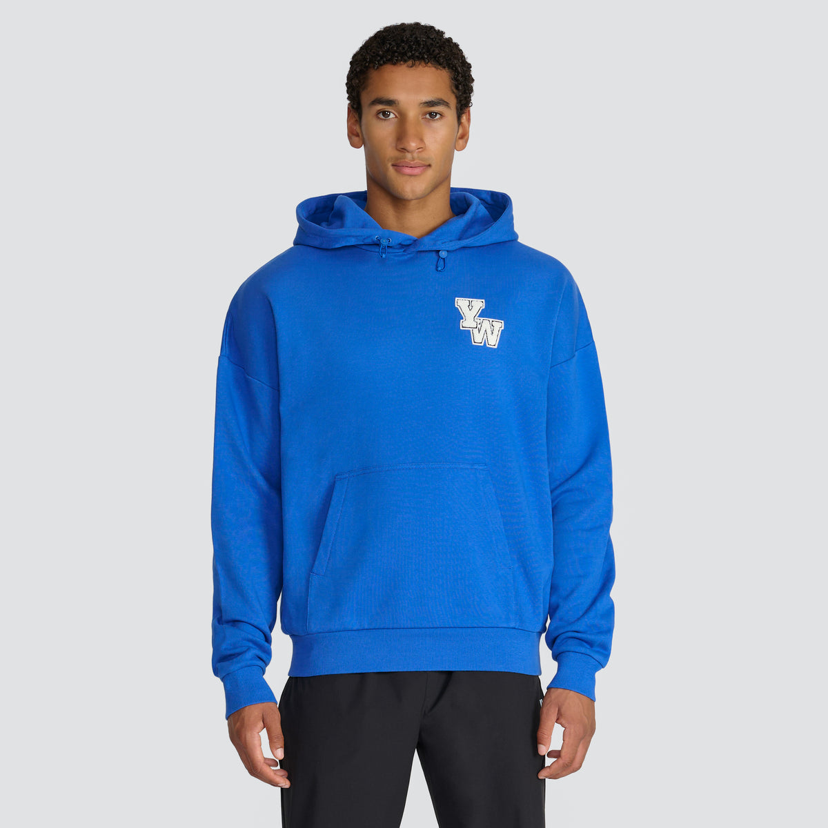 BLUE RELAXED FIT LUX HOODY