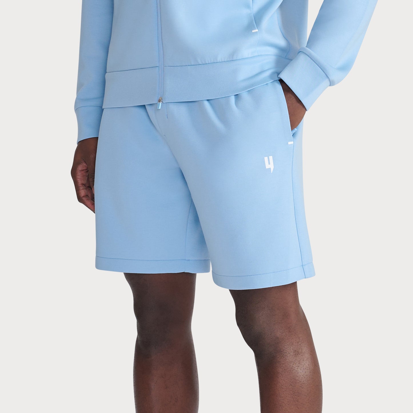 BABY BLUE COURTSIDE SHORTS