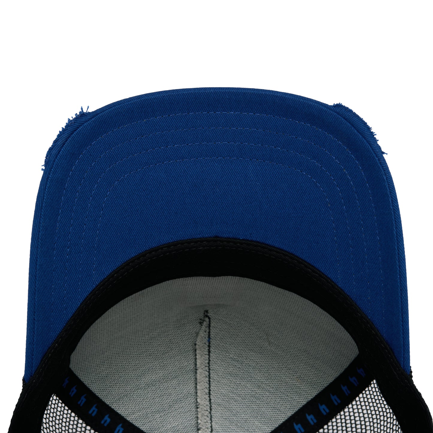 CONTRAST PEAK CAP RED BLUE